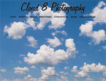 Tablet Screenshot of cloud8photo.com